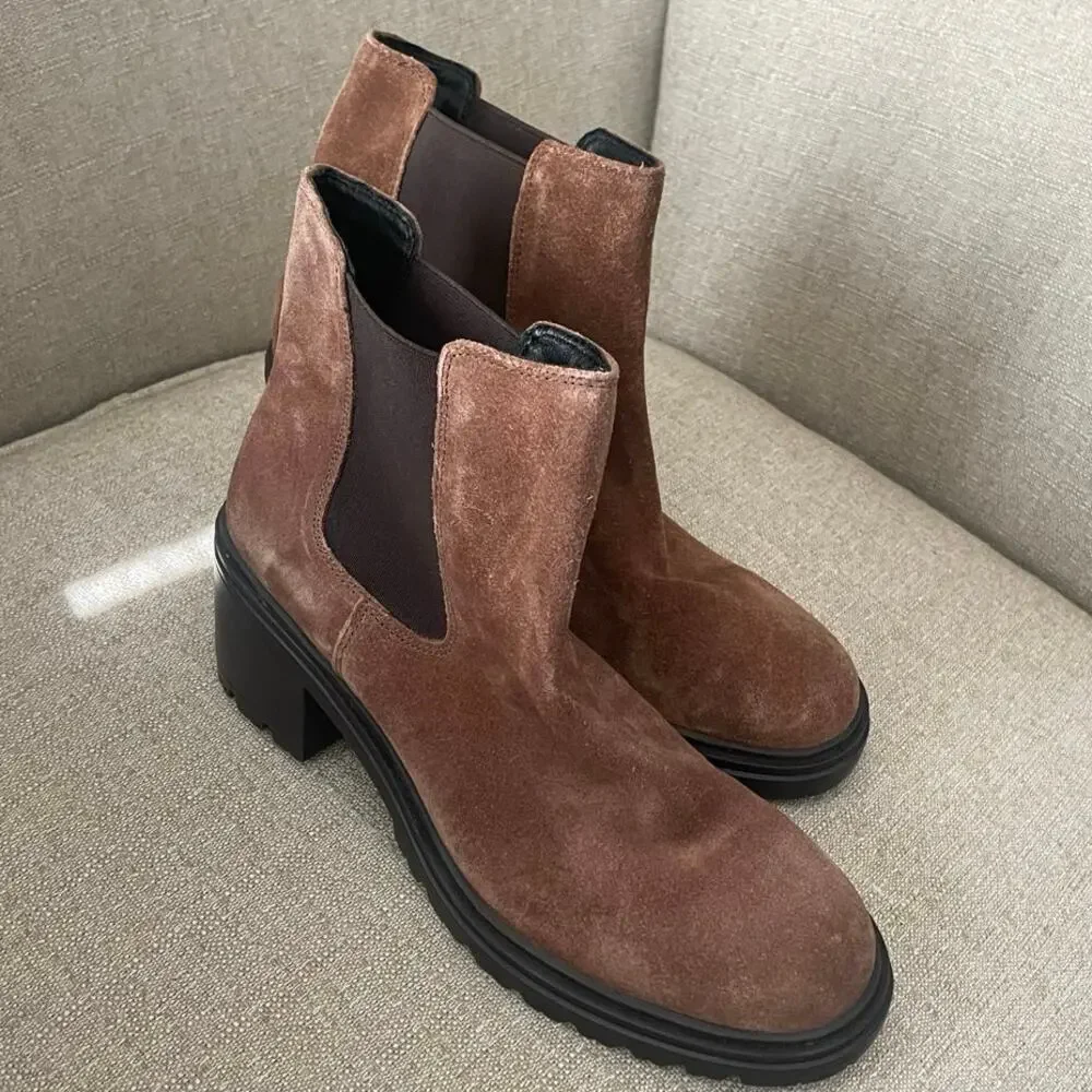 Geox Damiana Suede-Trim Shoe/Boot, S75